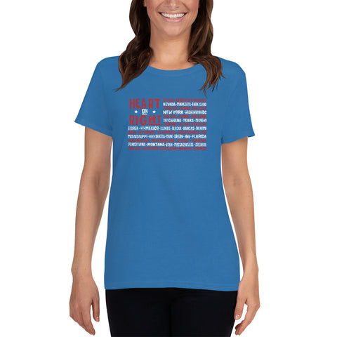 One Nation One Heart | Women's short sleeve t-shirt