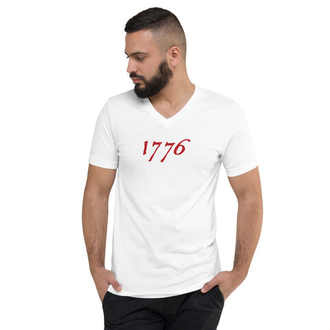 1776 | Unisex Short Sleeve V-Neck T-Shirt