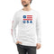 Heart On Right USA | Unisex Long Sleeve Tee