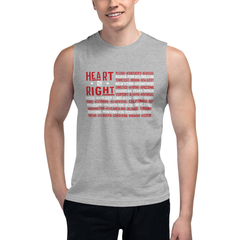 One Nation One Heart | Muscle Shirt