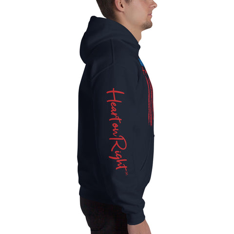 Patriot's Heart | Unisex Hoodie