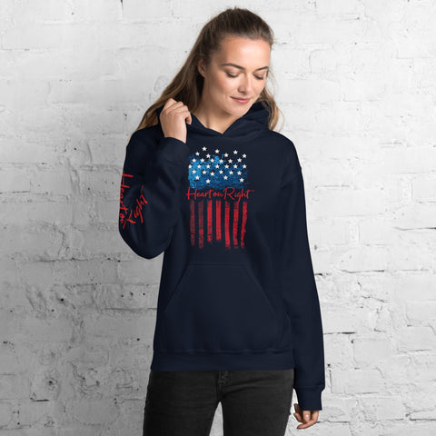 The Heart-Spangled Banner | Unisex Hoodie