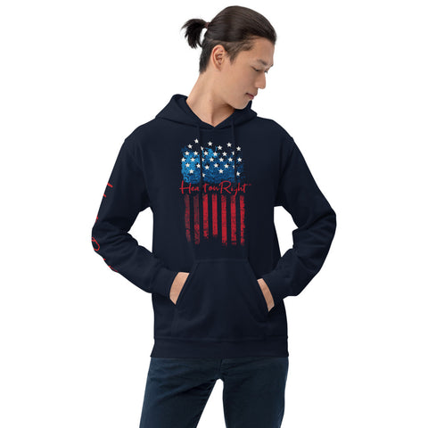 The Heart Spangled-Banner | Unisex Hoodie