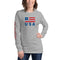 Heart On Right USA | Unisex Long Sleeve Tee