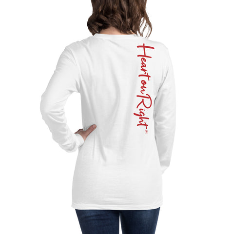 Heart On Right | Unisex Long Sleeve Tee