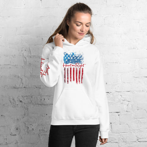 The Heart-Spangled Banner | Unisex Hoodie