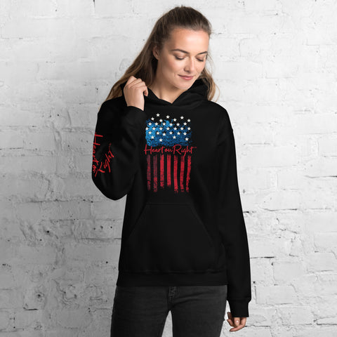 The Heart-Spangled Banner | Unisex Hoodie