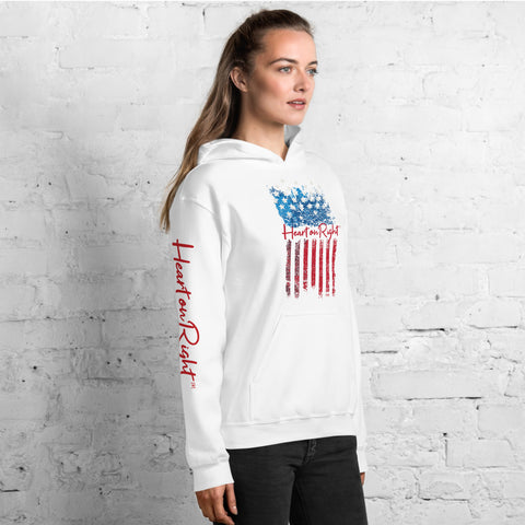 The Heart-Spangled Banner | Unisex Hoodie