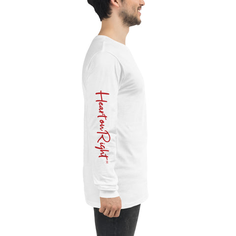 Heart On Right | Unisex Long Sleeve Tee