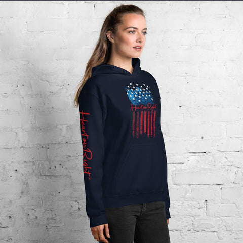 The Heart-Spangled Banner | Unisex Hoodie