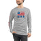 Heart On Right USA | Unisex Long Sleeve Tee