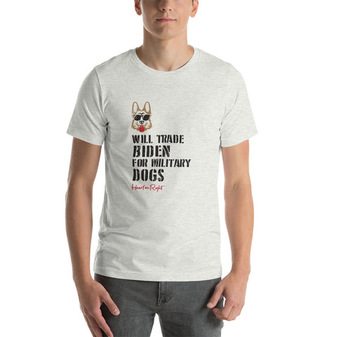 Trade Biden For Dogs | Short-Sleeve Unisex T-Shirt