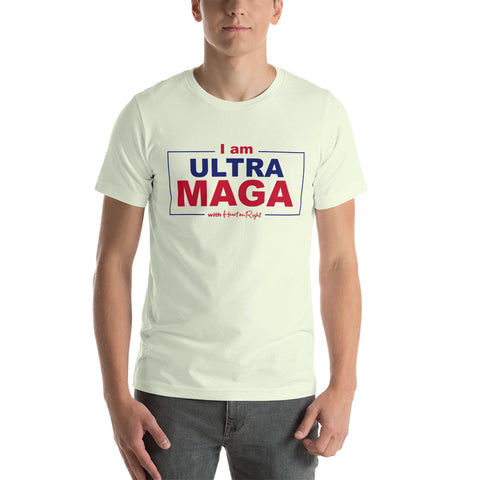 I am ULTRA MAGA with Heart On Right | Unisex t-shirt