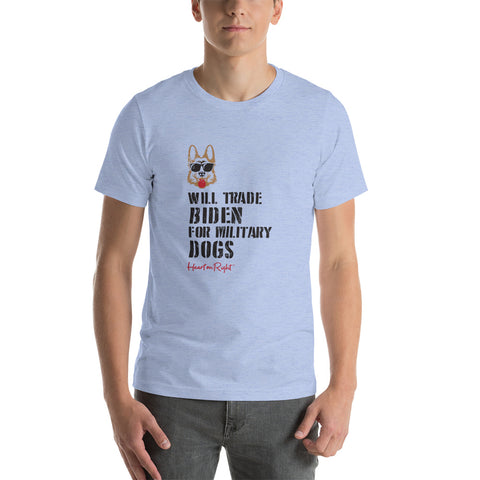 Trade Biden For Dogs | Short-Sleeve Unisex T-Shirt