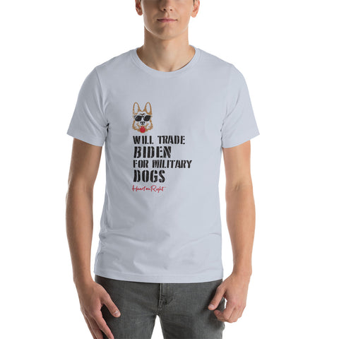 Trade Biden For Dogs | Short-Sleeve Unisex T-Shirt