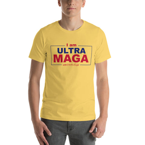 I am ULTRA MAGA with Heart On Right | Unisex t-shirt